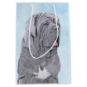 Neopolitan Mastiff Painting - Original Dog Art Medium Gift Bag