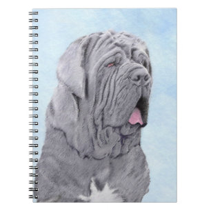 Neopolitan Mastiff Painting - Original Dog Art Notebook