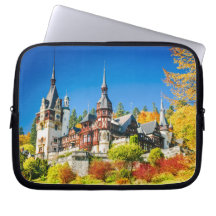 Neoprene Laptop Sleeve 10 inch Peles castle Sinaia