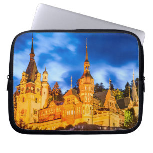 Neoprene Laptop Sleeve 10 inch Peles castle Sinaia