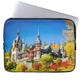 Neoprene Laptop Sleeve 13 inch Peles castle Sinaia