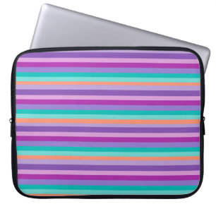 Neoprene Laptop Sleeve 15" Purple Lines