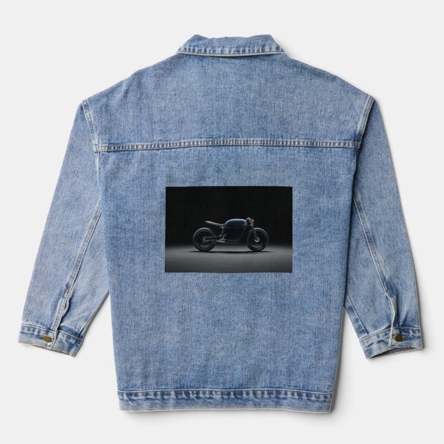NeoRide // 001 — A Hyper-Real Fusion of Form & Fun Denim Jacket (Back)