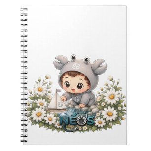 Neos Kawaii Zodiac Cancer Notebook