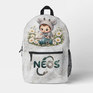 Neos Kawaii Zodiac Cancer Printed Backpack