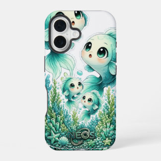 Neos Kawaii Zodiac Pisces iPhone 16 Case
