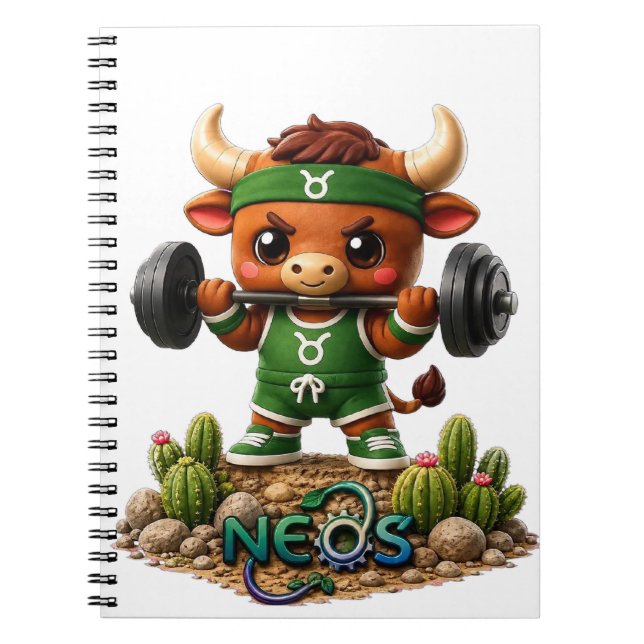 Neos Zodiac Kawaii Taurus Notebook (Front)