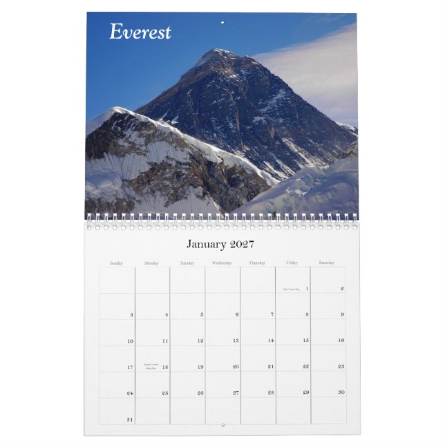 Nepal 2013 calendar (Jan 2027)