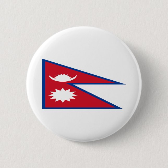 NEPAL 6 CM ROUND BADGE (Front)