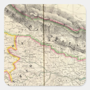 Nepal, Asia 83 Square Sticker