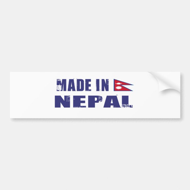 NEPAL BUMPER STICKER (Front)