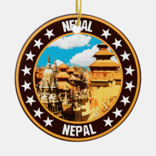 Nepal ceramic ornament
