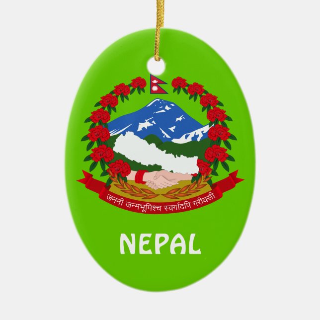 NEPAL* Custom Christmas Ornament (Front)
