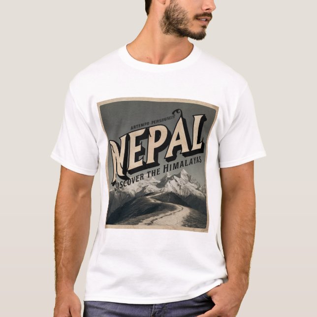 NEPAL DISCOVER THE HIMALAYAS T-Shirt (Front)