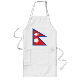 Nepal Flag Apron