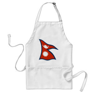 Nepal Flag Apron