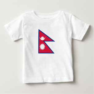 Nepal Flag Baby T-Shirt