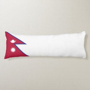 Nepal flag body cushion