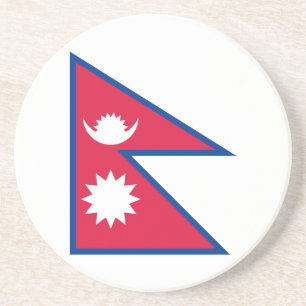 Nepal Flag Coaster