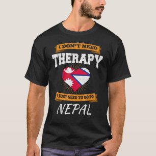 Nepal Flag I Nepalese Flag I Vacation Nepal T-Shirt