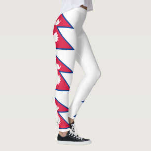 Nepal Flag Leggings