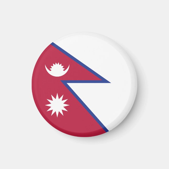 Nepal flag magnet (Front)