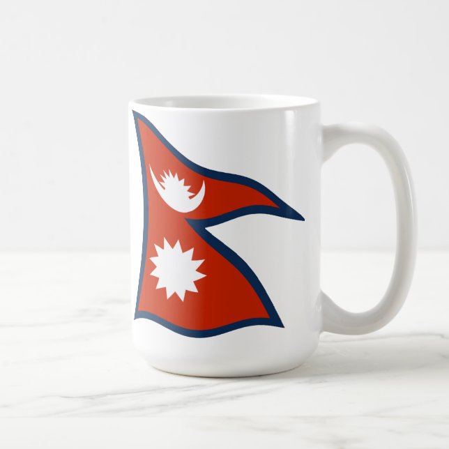 Nepal Flag Mug (Right)