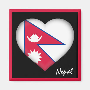 Nepal flag & Nepalese holiday Nepal travel /sports Magnet