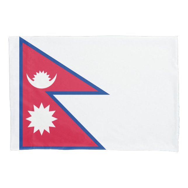 Nepal Flag Pillowcase (Front)