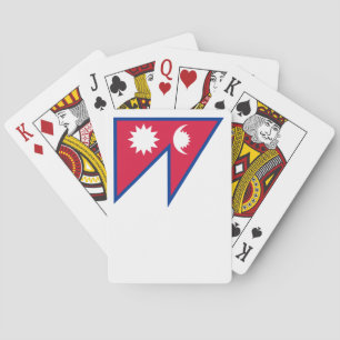 Nepal Flag Playing Cards
