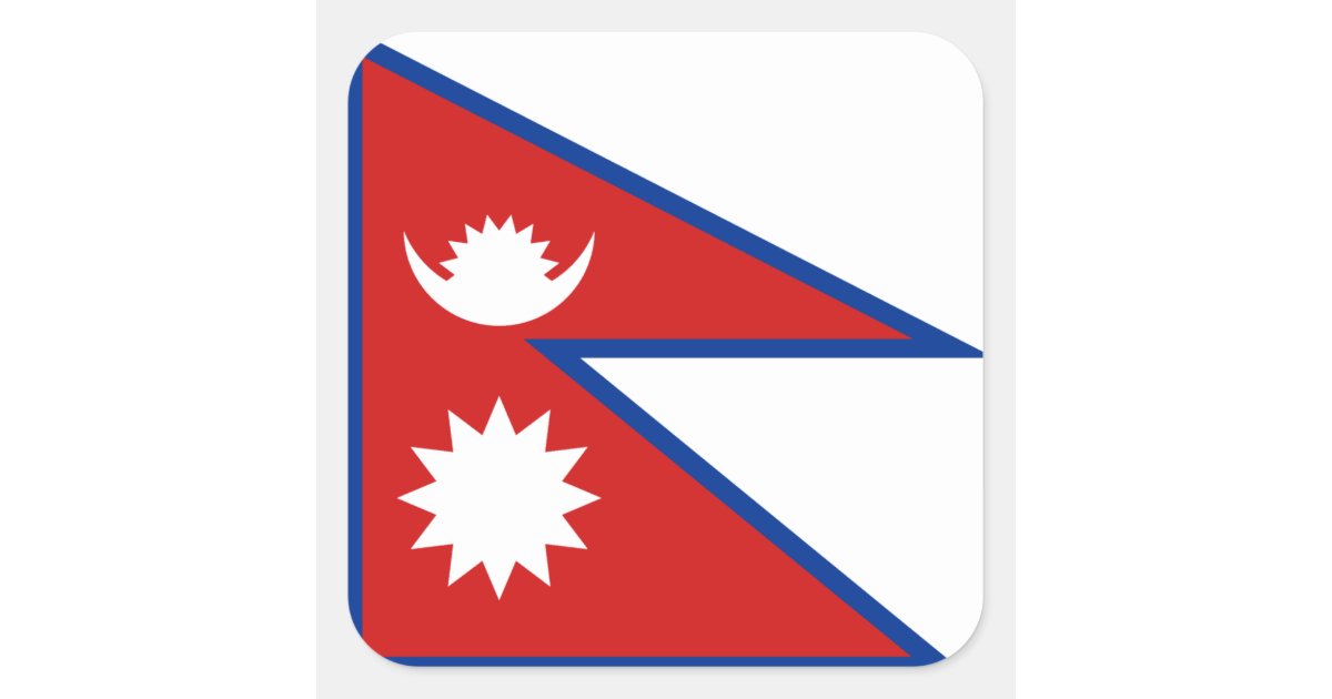 Nepal Flag Sticker 