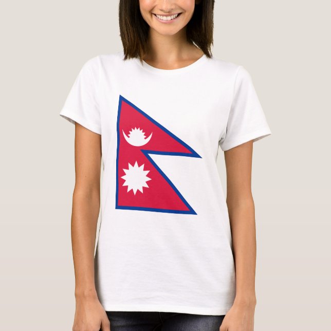 Nepal Flag T-Shirt (Front)