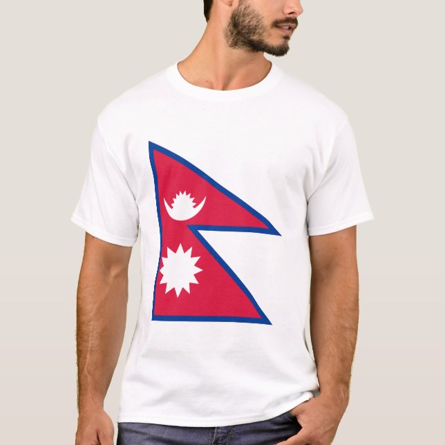 Nepal Flag T-Shirt (Front)