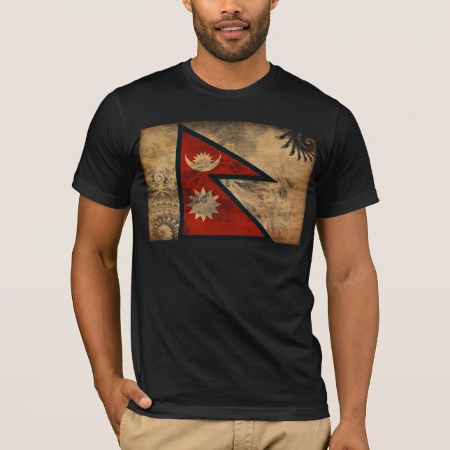 Nepal Flag T-Shirt (Front)