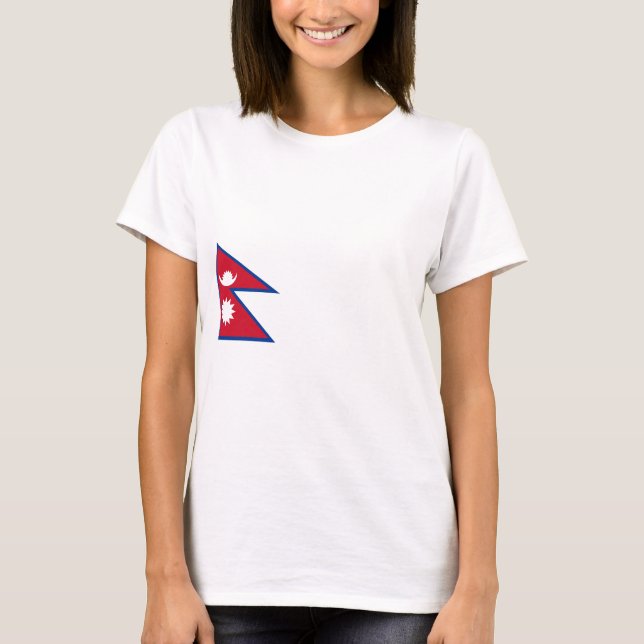 Nepal flag T-Shirt (Front)