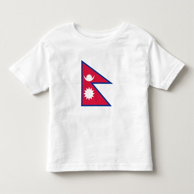 Nepal Flag Toddler T-Shirt (Front)