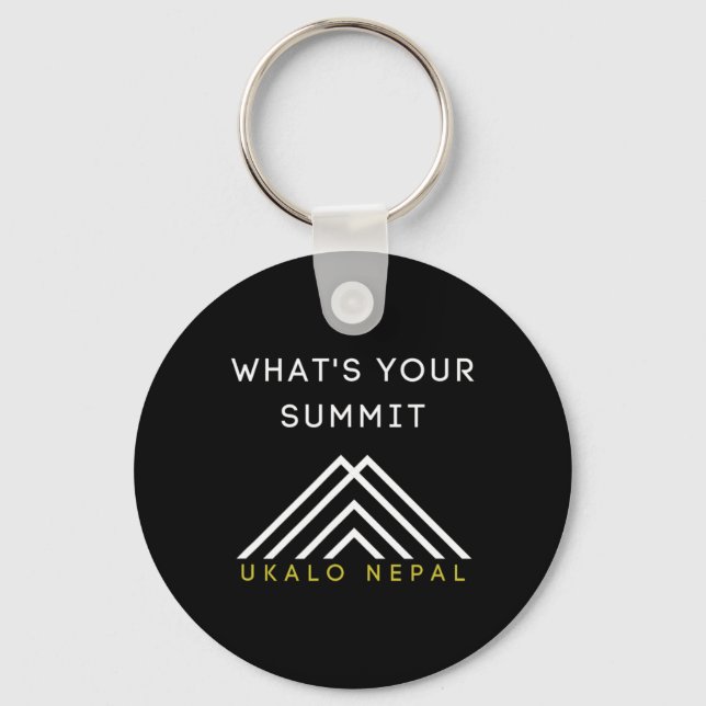 Nepal Hiking Climbing Apparel  Key Ring (Front)