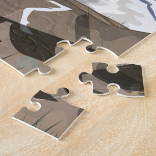 Nepal Himalayan Prayer Flags Travel poster Jigsaw Puzzle