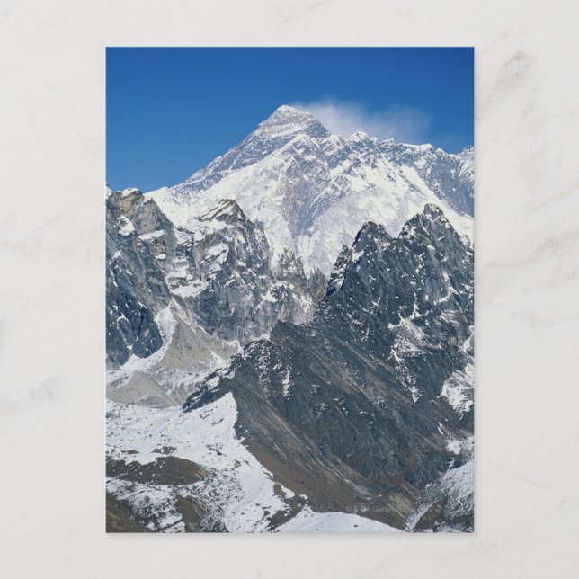 Nepal, Himalayas, view of Mt Everest from Gokyo Postcard (Front)