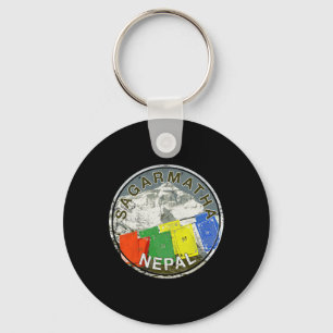 Nepal Mount Everest Sagarmatha Mountain Climbing T Key Ring
