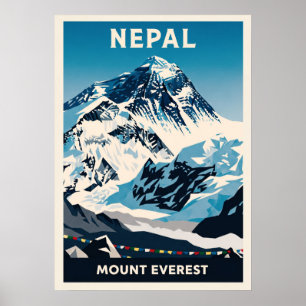 Nepal Mount Everest V02 Poster