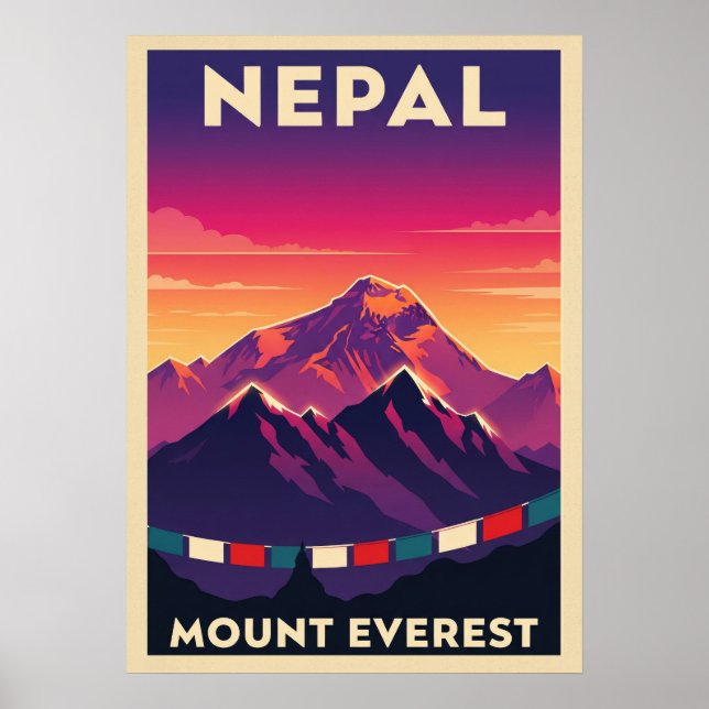 Nepal Mount Everest V06 Poster (Front)