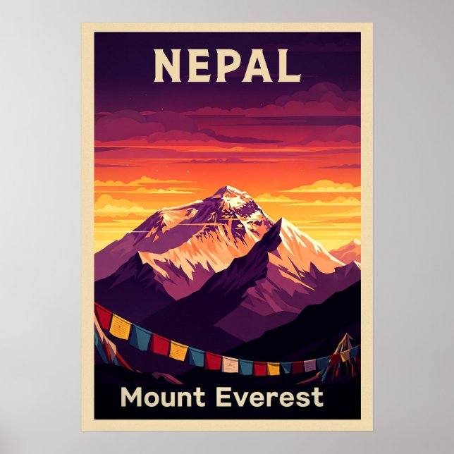 Nepal Mount Everest V07 Poster (Front)
