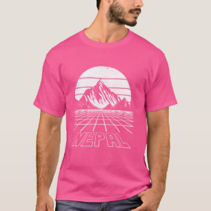 Nepal Mountains Himalaya Mount Everest Nepali Souv T-Shirt