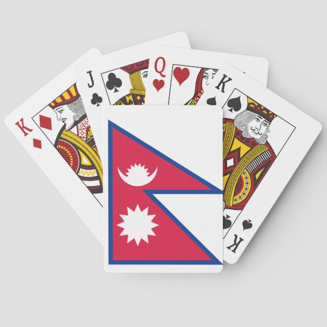 Nepal National World Flag Playing Cards (Back)