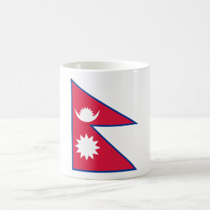 Nepal (Nepalese) Flag Coffee Mug