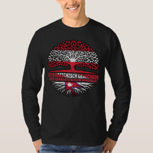 Nepal Nepalesisch Österreichisch Österreich Baum T-Shirt