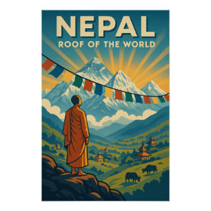 Nepal – Roof of the World Poster