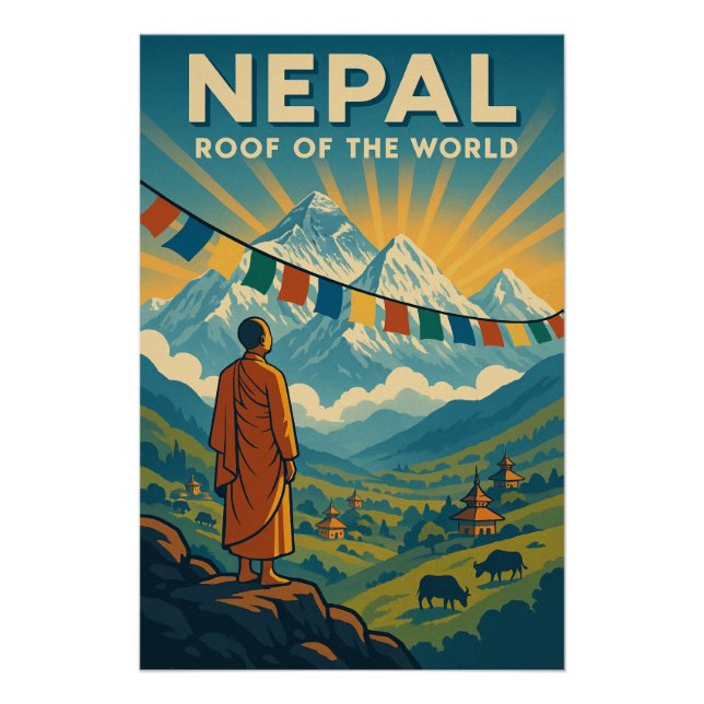 Nepal – Roof of the World Poster (Front)
