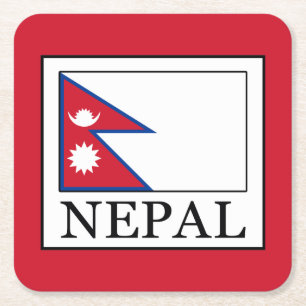 Nepal Square Paper Coaster